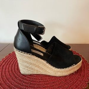 Steve Madden espadrilles wedge sandal Sz 7.5